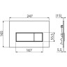 Комплект ALCAPLAST SET 4v1 AM101/1120-41 RU M570-0001 для установки унитаза с панелью смыва